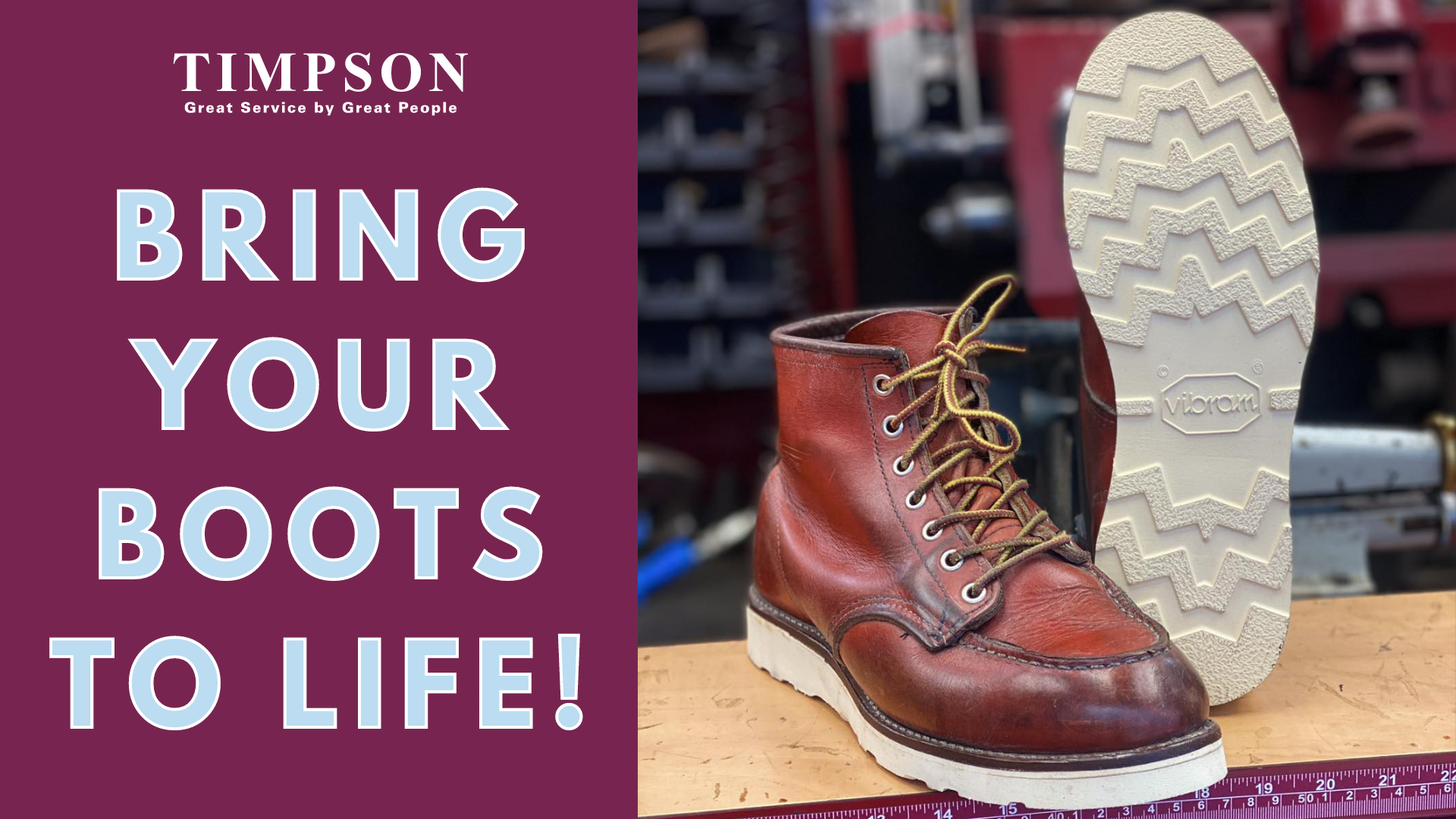 timpson walking boot repairs